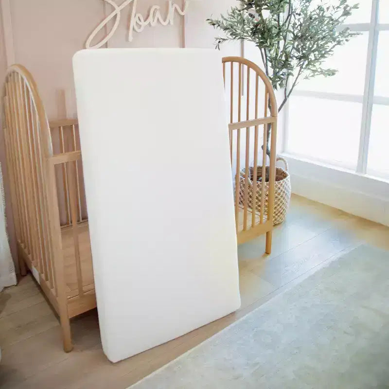 Matelas de berceau essentiel - Ferme, respirant, hypoallergénique, double face, 10 cm d'épaisseur