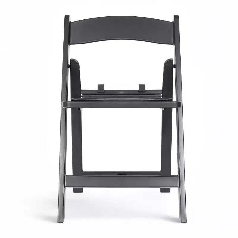 Chaise pliante en résine pour enfants Flash Furniture avec siège rembourré en vinyle