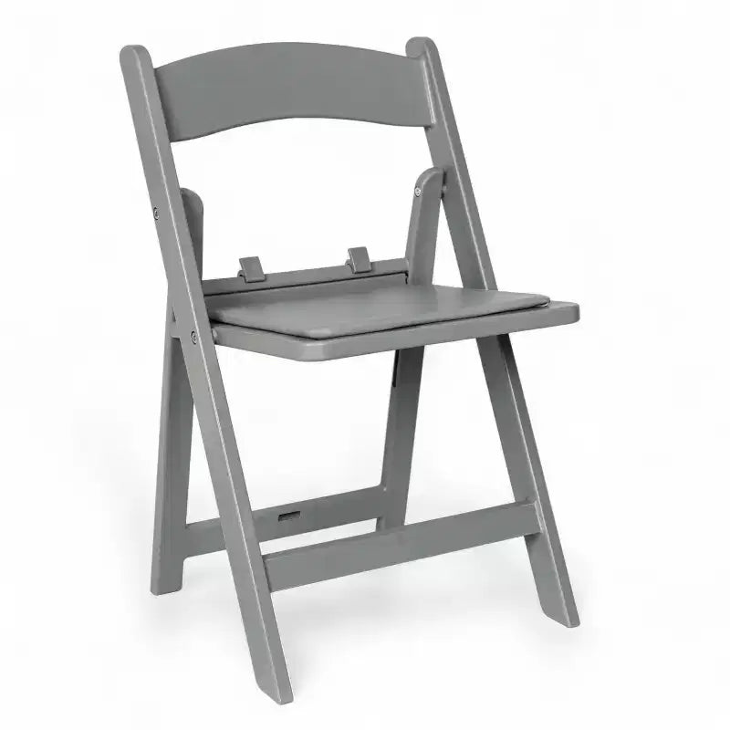 Chaise pliante en résine pour enfants Flash Furniture avec siège rembourré en vinyle