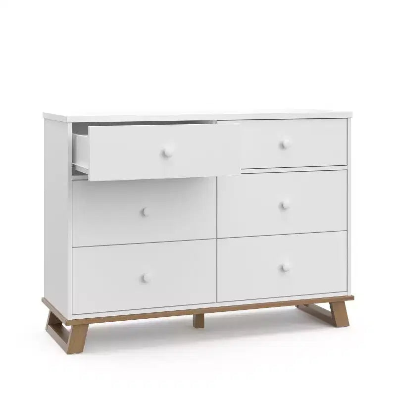 Commode double moderne à 6 tiroirs - Chambre d'enfant et de bébé