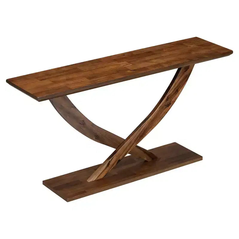 Console moderne 57 po avec piètement en croix – Entrée et salon