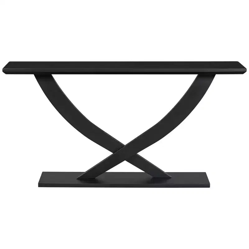 Console moderne 57 po avec piètement en croix – Entrée et salon