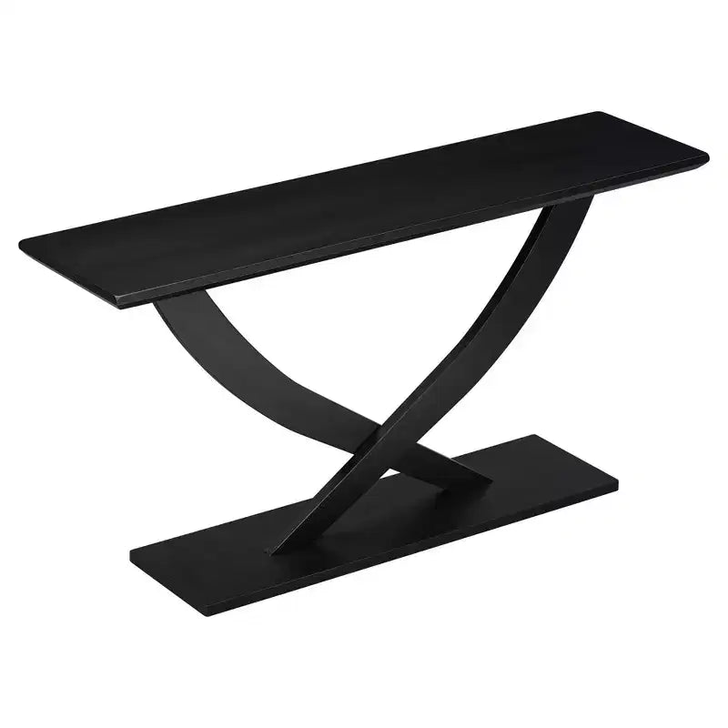 Console moderne 57 po avec piètement en croix – Entrée et salon