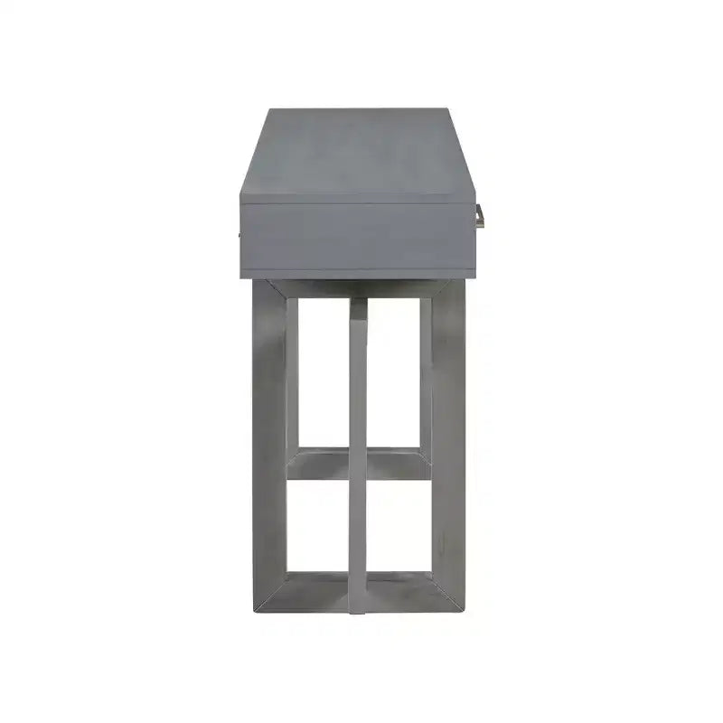 Console élégante de 57 pouces avec 3 tiroirs et poignées métalliques - Couloir et entrée