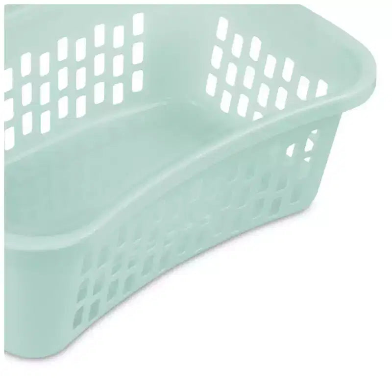 Panier à linge en plastique de 53 litres, panier à linge - Menthe, lot de 6