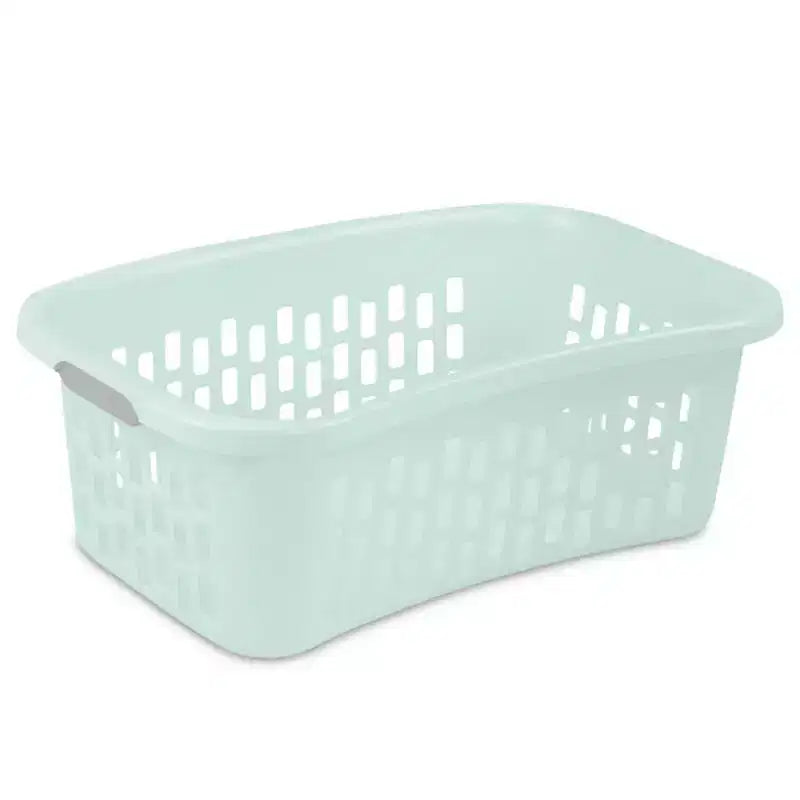 Panier à linge en plastique de 53 litres, panier à linge - Menthe, lot de 6