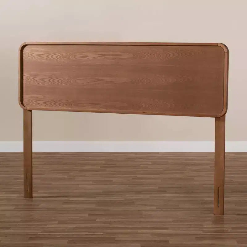 Tête de lit en bois finition noyer – Style moderne du milieu du siècle