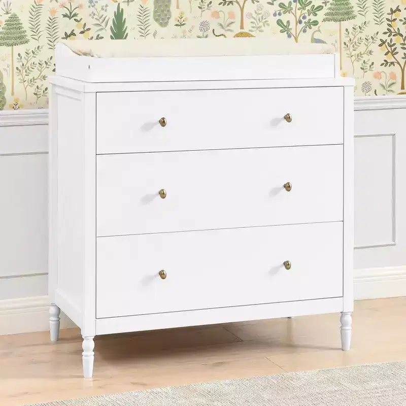 Commode 3 tiroirs avec plan à langer - Chambre d'enfant
