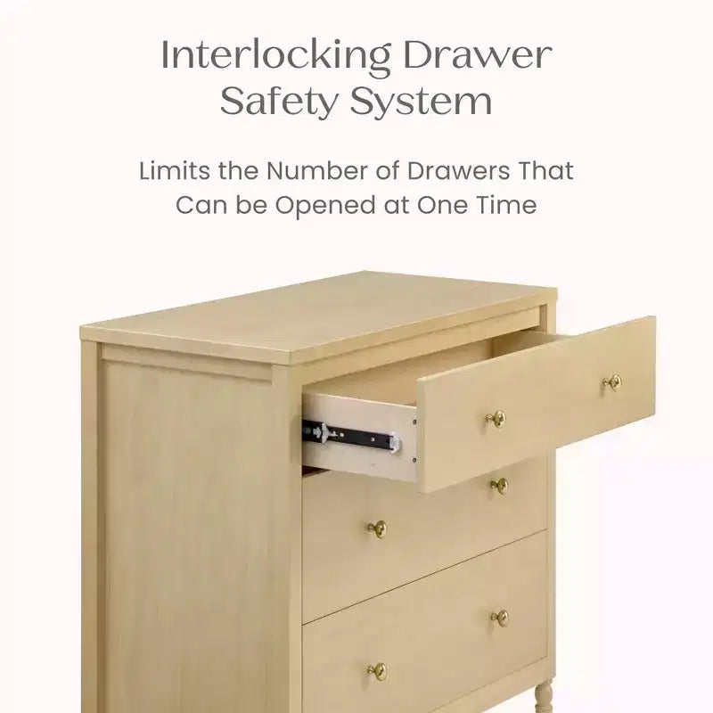 Commode 3 tiroirs avec plan à langer - Chambre d'enfant