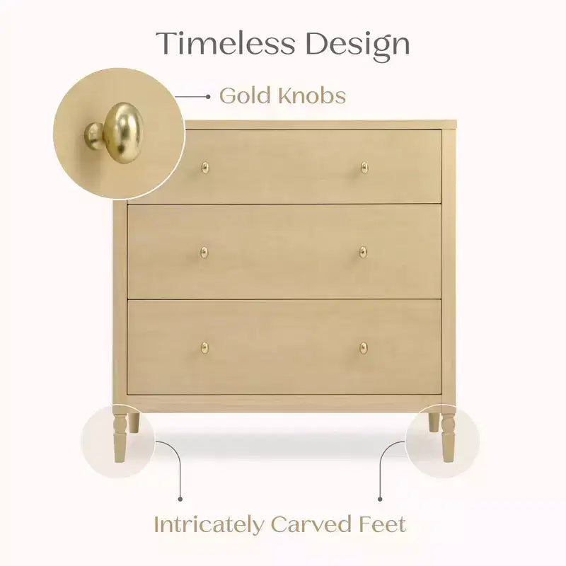 Commode 3 tiroirs avec plan à langer - Chambre d'enfant