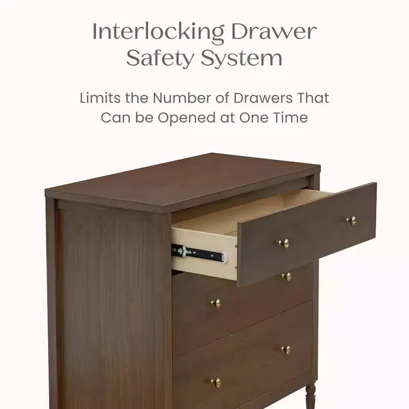 Commode 3 tiroirs avec plan à langer - Chambre d'enfant