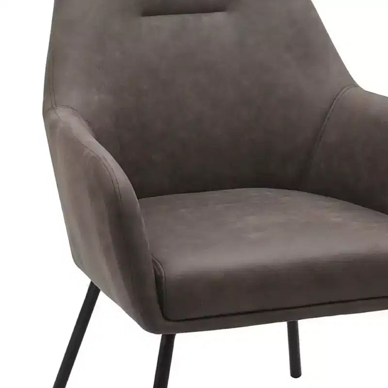 Chaise de salle à manger capitonnée