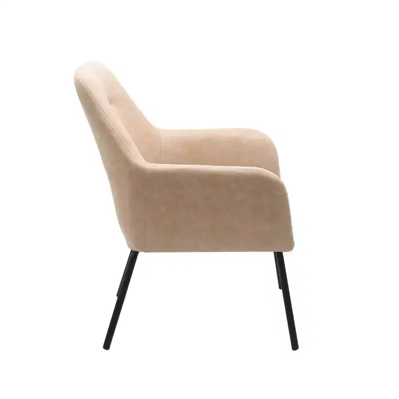 Chaise de salle à manger capitonnée