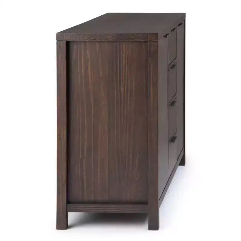 Bahut buffet de 137 cm avec 4 tiroirs et 2 portes