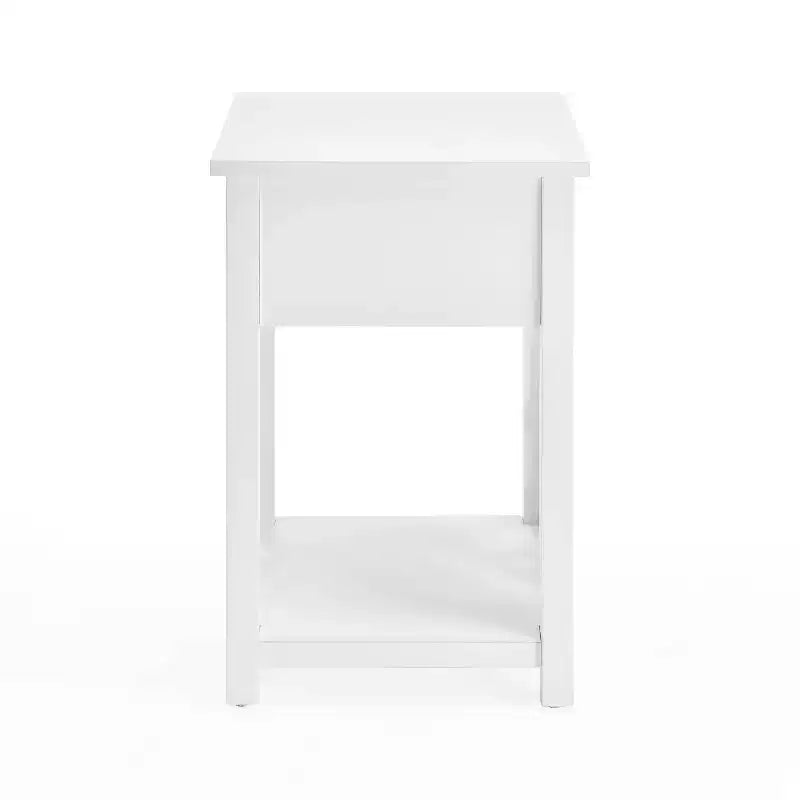 Table d'appoint en bois avec étagère de rangement Middlebury Alaterre Furniture